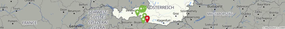 Kartenansicht für Apotheken-Notdienste in der Nähe von Nikolsdorf (Lienz, Tirol)